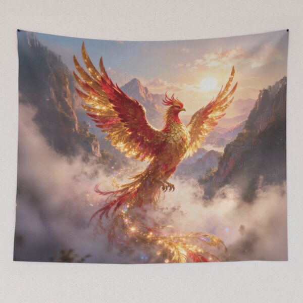 Item preview, Golden Phoenix designed and sold by Misfit Merch Online.