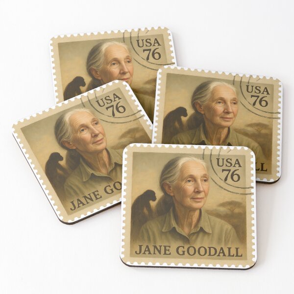 Item preview, Jane Goodall designed and sold by Dragon Space.