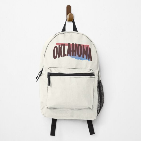 Item preview, Oklahoma - Retro Style Curved Text with State Shape designed and sold by chosenhomes.