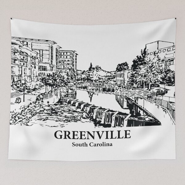 Item preview, Greenville - South Carolina designed and sold by Lakeric Cityscapes.