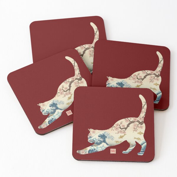 Item preview, Ukiyo-e Cat 01 designed and sold by ZAZA design studio.