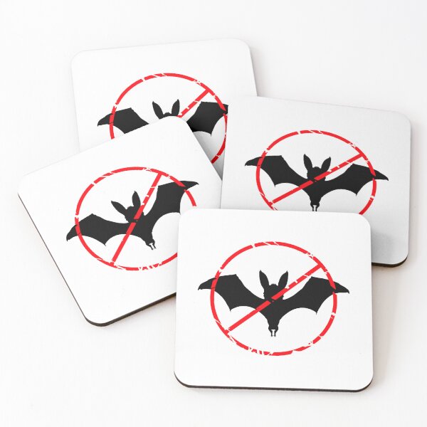 Item preview, No Bats Allowed Sign Halloween Prohibition Forbidden Against designed and sold by shirt-o-mat.