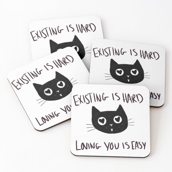 Item preview, Existing is Hard–Loving You is Easy designed and sold by StudioJustice.