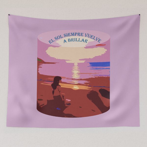 Item preview, Mujer y el atardecer designed and sold by ART-WORLD-VIMO.