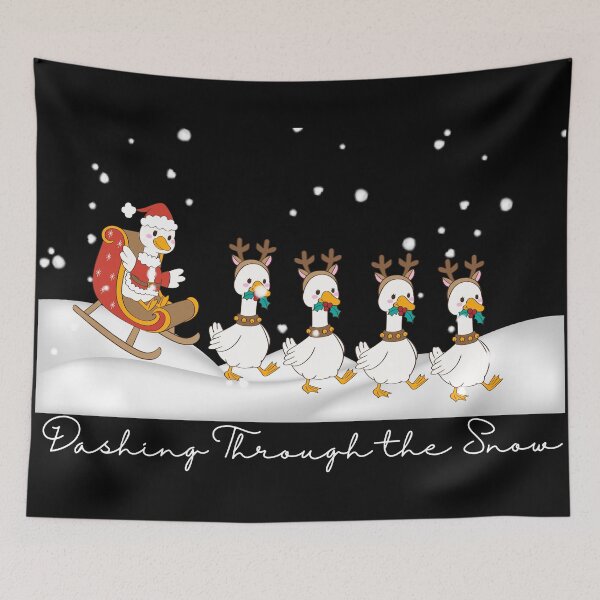 Item preview, Dashing through the Snow Silly Goose Christmas designed and sold by Forevermore.