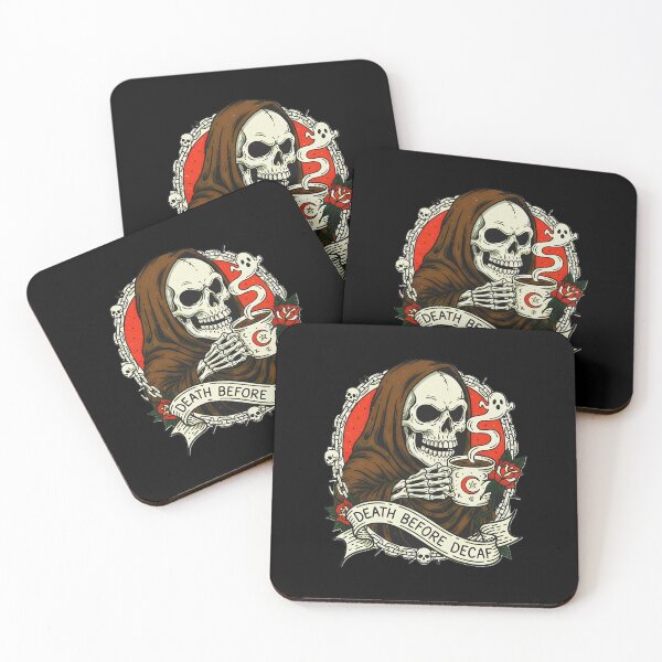 Item preview, Grim Reaper's Hardcore Coffee Drinker designed and sold by CoffinsArt.