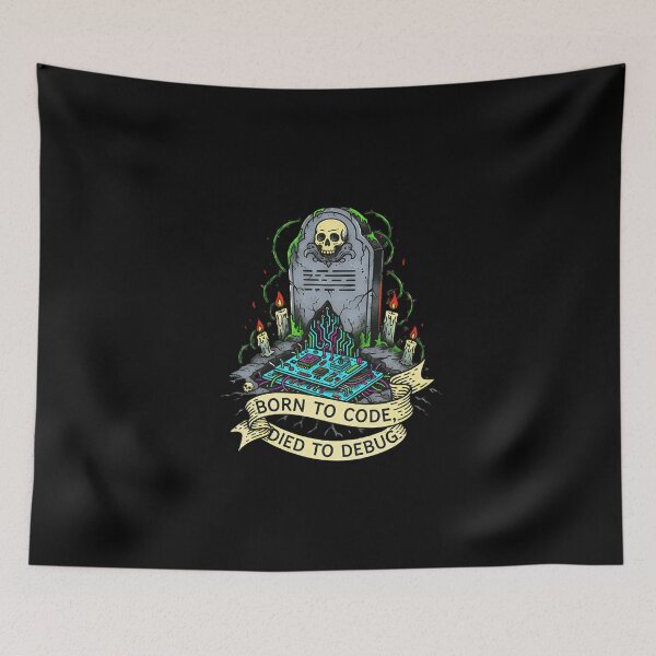 Item preview, The Programmer's Spooky Tomb  designed and sold by CoffinsArt.