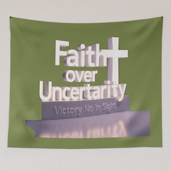 Item preview,  Faith Over Uncertainty – Trust Beyond Fear ,  designed and sold by PaintMeWorld.