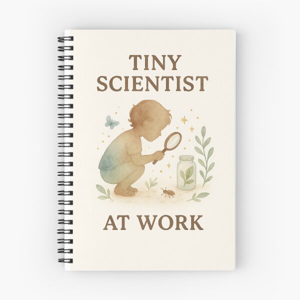 Item preview, Tiny Scientist at Work — Montessori Curiosity Design designed and sold by MforMontessori.