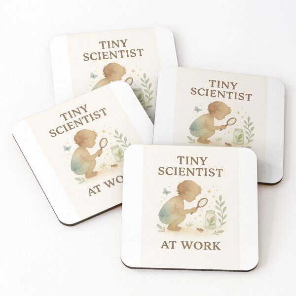 Item preview, Tiny Scientist at Work — Montessori Curiosity Design designed and sold by MforMontessori.