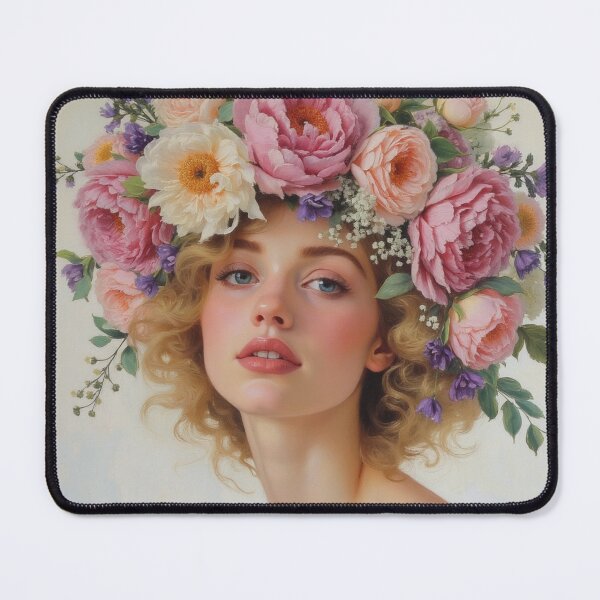 Item preview, Young girl in flower crown designed and sold by PlaceToBuyGifts.