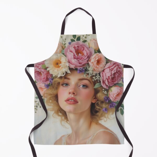 Item preview, Young girl in flower crown designed and sold by PlaceToBuyGifts.