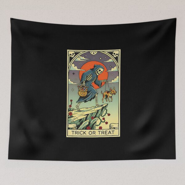 Item preview, Halloween Tarot Card: Trick or Treat designed and sold by CoffinsArt.