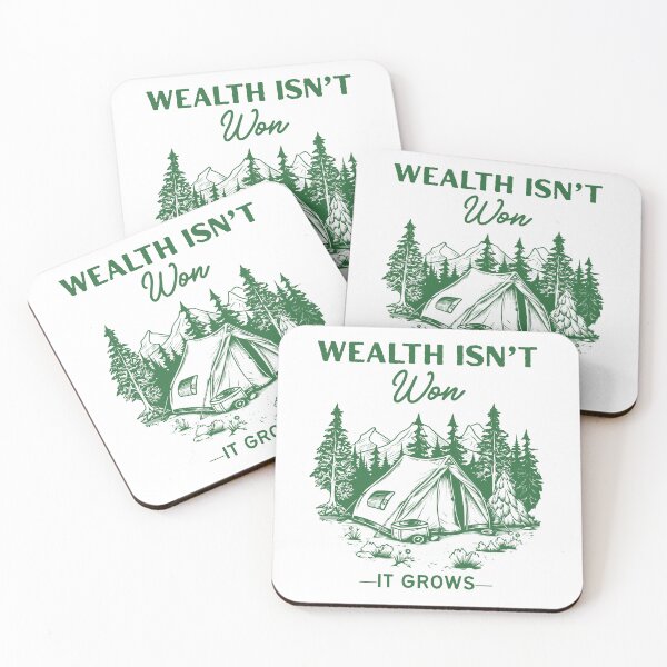 Item preview, Wealth Isn’t Won It Grows™ Camped in Conviction designed and sold by Compound Money.