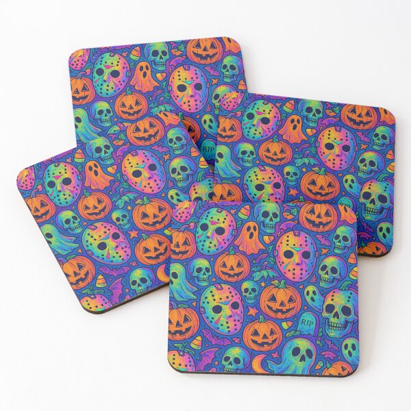Item preview, Psychedelic Slasher Halloween Chaos – All-Over Print designed and sold by getpressedshirt.