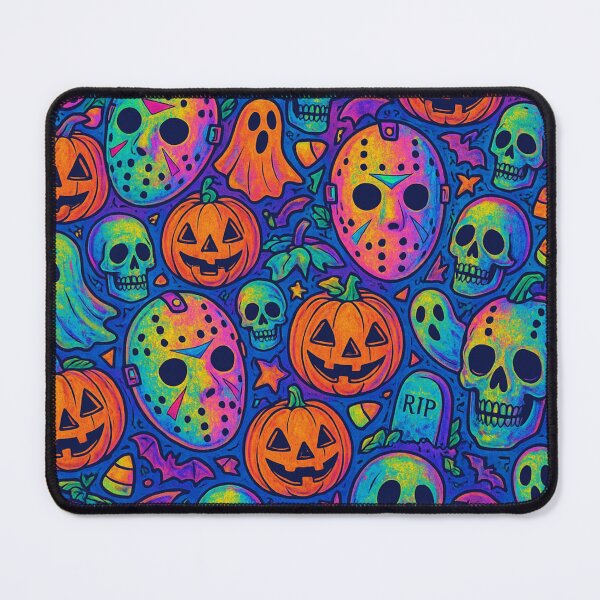 Item preview, Psychedelic Slasher Halloween Chaos – All-Over Print designed and sold by getpressedshirt.