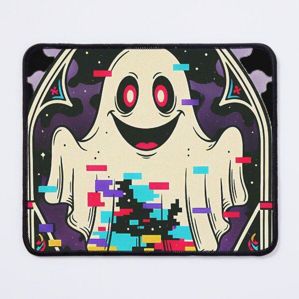Item preview, Ghostly Glitch: Pixelated Poltergeist designed and sold by CoffinsArt.