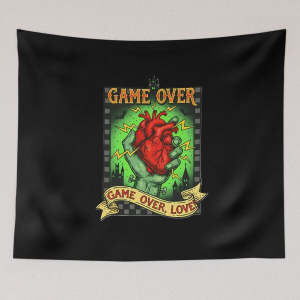 Item preview, Game Over, Love! Frankenstein's Broken Heart designed and sold by CoffinsArt.