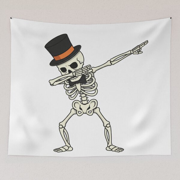 Item preview, Dab Skeleton | Funny Halloween Meme designed and sold by Asteriads.