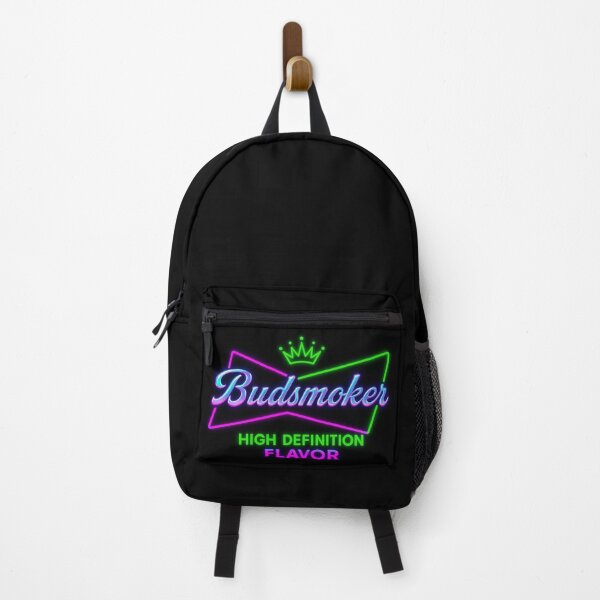 Item preview, Budsmoker High Definition Flavor Neon Sign Parody — Y2K Weed Humor designed and sold by POD DYNASTY | Original Print On Demand T-Shirt Graphics.