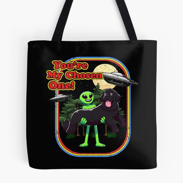Item preview, Funny Newfoundland Newfie Alien Chosen One UFO Mom Dad Kids designed and sold by rafaeltto.