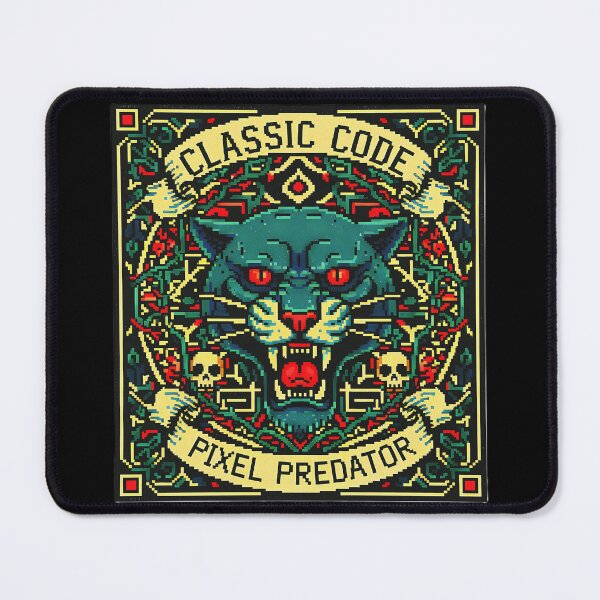 Item preview, Pixel Predator: Classic Code Beast designed and sold by CoffinsArt.