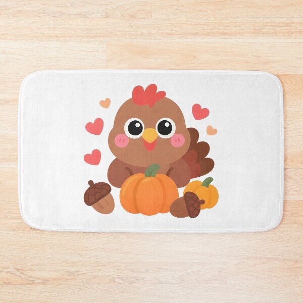 Item preview, Kawaii Turkey | Cute Thanksgiving designed and sold by Uglyandcute.