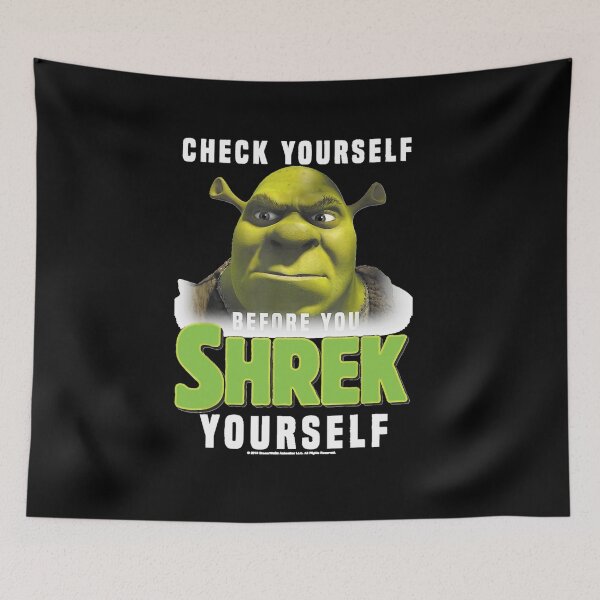 Item preview, Shrek check yourself before you shrek yourself Essential T-Shirt designed and sold by BRANDROBINSON.