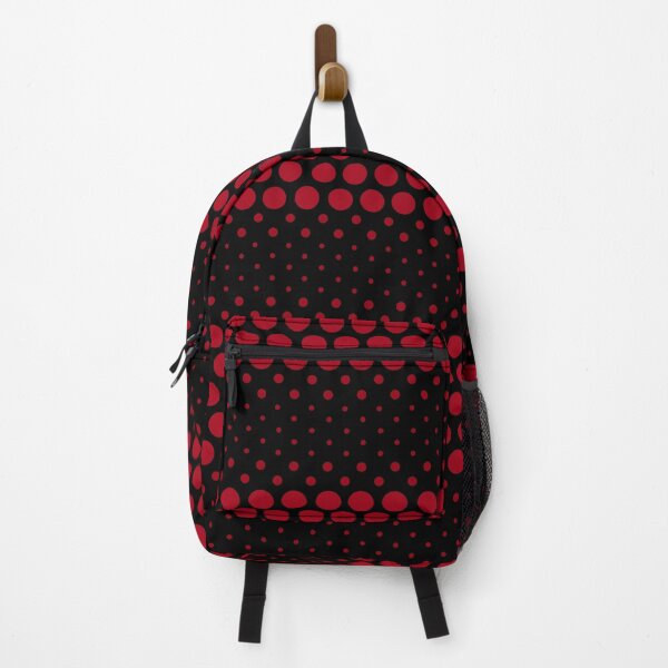 Item preview, Dotwave Red Polka Dots on Black designed and sold by POLKAIWERX.