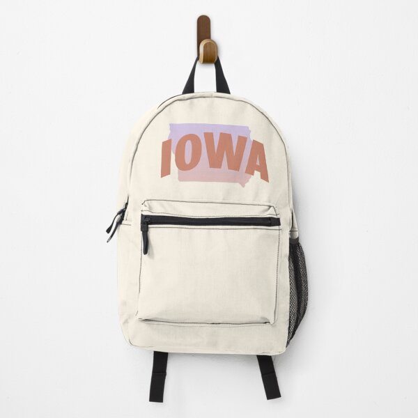 Item preview, Iowa - Retro Style Curved Text with State Shape designed and sold by chosenhomes.