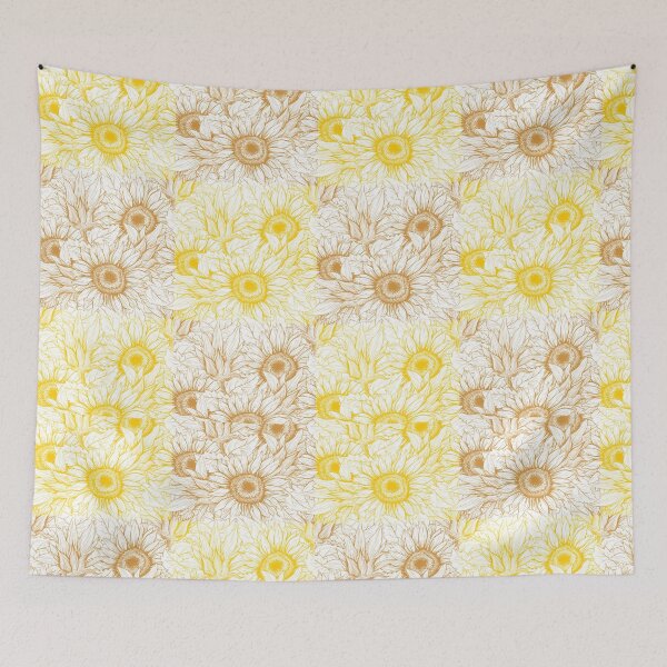 Item preview, Sunflower of brown and yellow designed and sold by andrasdesignssss.