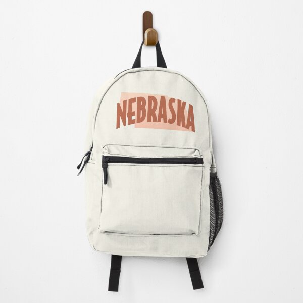 Item preview, Nebraska - Retro Style Curved Text with State Shape designed and sold by chosenhomes.