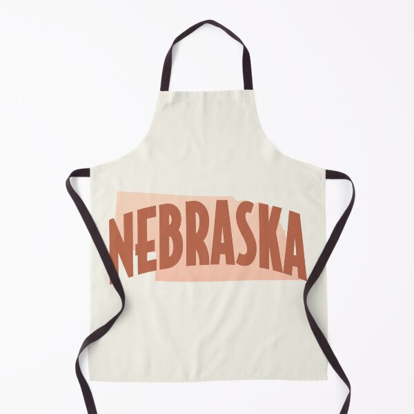 Item preview, Nebraska - Retro Style Curved Text with State Shape designed and sold by chosenhomes.
