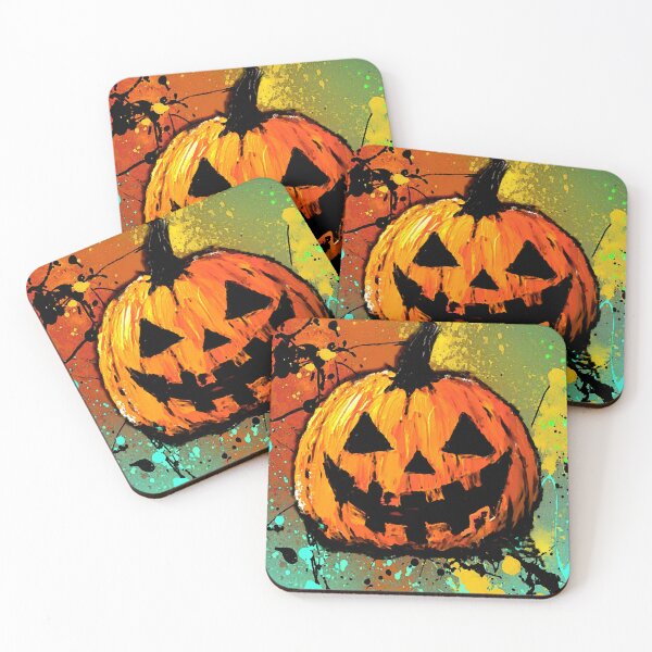 Item preview, Jack-o'lantern Abstract Painting designed and sold by ViaARTfactory.