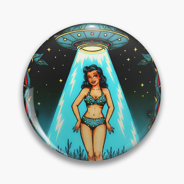 Item preview, Take Me to Your Dealer: Alien Vintage Girl Rapture designed and sold by CoffinsArt.