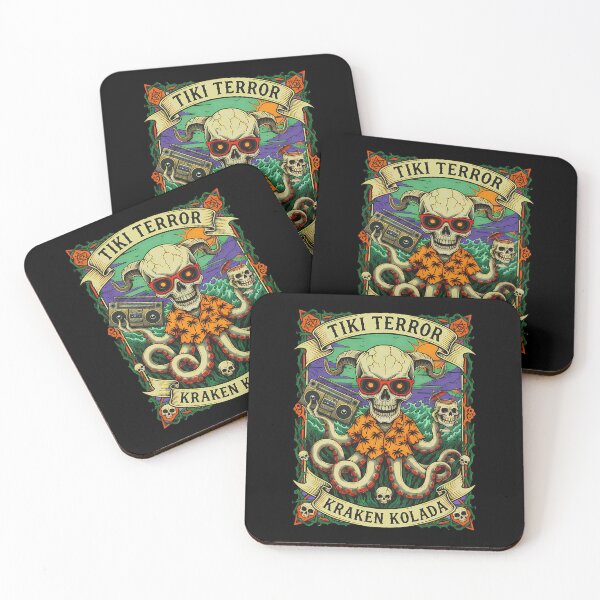 Item preview, Kraken Kolada: The Ultimate Hawaii Tiki Terror designed and sold by CoffinsArt.