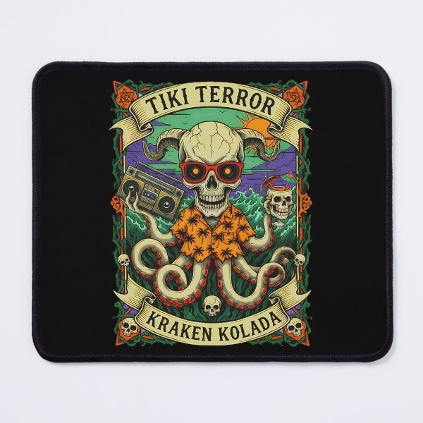 Item preview, Kraken Kolada: The Ultimate Hawaii Tiki Terror designed and sold by CoffinsArt.