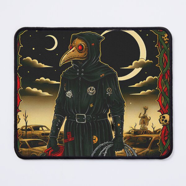 Item preview, Wasteland Plague Doctor: The Cure is Death designed and sold by CoffinsArt.