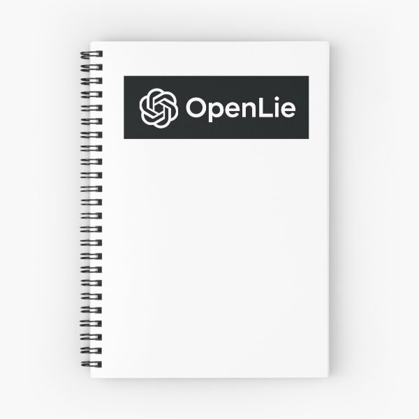 Artikelvorschau, OpenAI – ChatGPT-Parodie auf KI-Hype und Geheimhaltung entworfen und verkauft von Brand Busters.