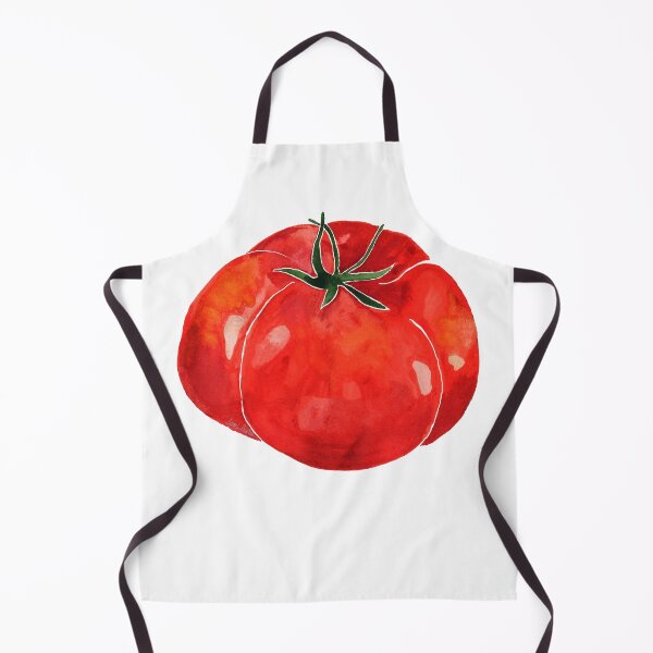 Artikelvorschau, Aquarell-Tomate – Gartenfrische Produkte Kunstdruck entworfen und verkauft von CrookedThistleStudio.