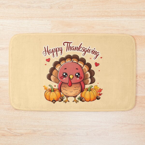 Item preview, Kawaii Turkey | Cute Thanksgiving designed and sold by Uglyandcute.