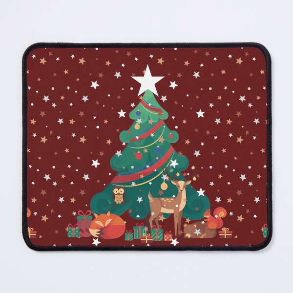 Item preview, Forest Animals Waiting for Christmas Under the Tree designed and sold by Ciervo Primavera.