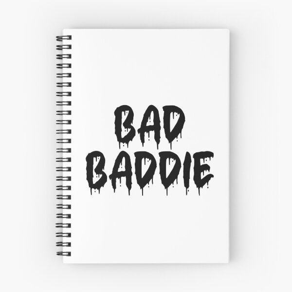 Item preview, BAD BADDIE BLACK ON WHITE BLOOD DRIP designed and sold by RomeArtCo.