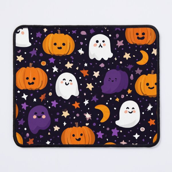 Item preview, Ghost Pumpkin Cute Halloween Pattern designed and sold by TinaDu-.