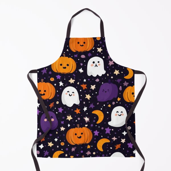 Item preview, Ghost Pumpkin Cute Halloween Pattern designed and sold by TinaDu-.