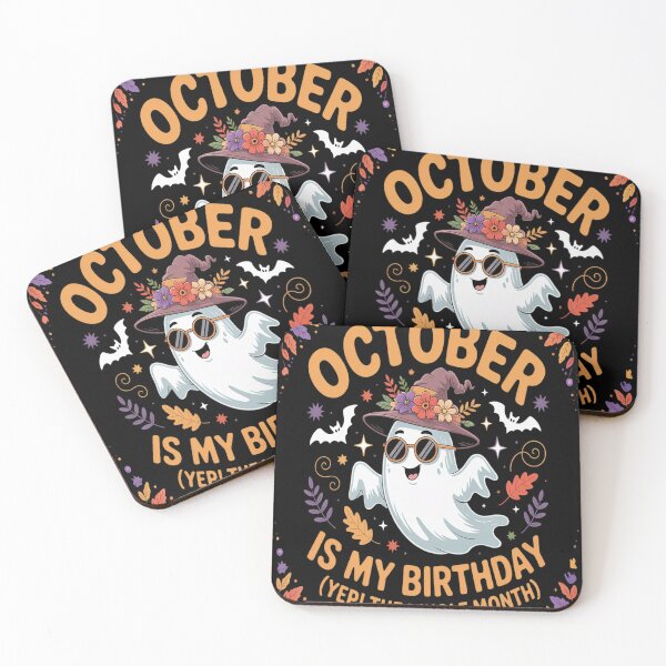 Item preview, October Is My Birthday yep The Whole Month October funny designed and sold by VladoZork.