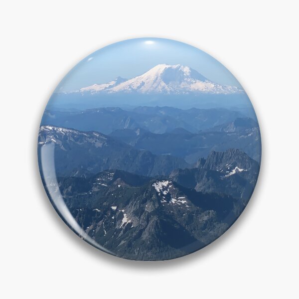 Item preview, Mount Rainier with Cascade Mountains designed and sold by flyscenicair.