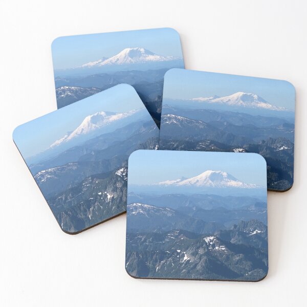 Item preview, Mount Rainier with Cascade Mountains designed and sold by flyscenicair.