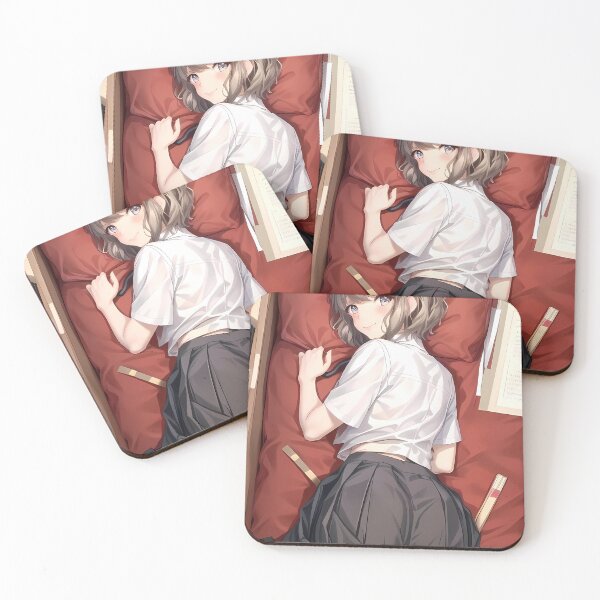 Item preview, Tomoe Koga Bunny Girl Senpai Anime Girl Waifu Relaxed Moment designed and sold by Cautenjari.