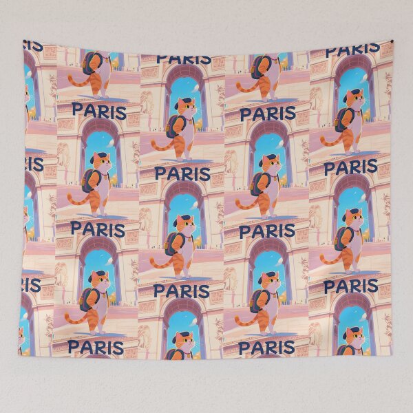 Item preview, Cute Kitty in Triumphal Arc Paris designed and sold by Aguilar Trips.